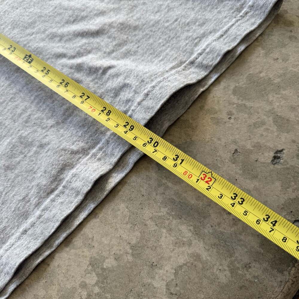 Vintage 90s Adidas Grey Graphic Logo T-Shirt Men's 2XL - Picture 4 of 5